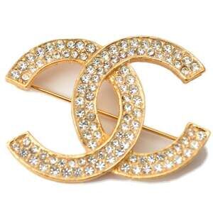 Chanel Cc Logo Brooch Metal #207290C18B